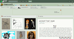 Desktop Screenshot of dragonluver99.deviantart.com