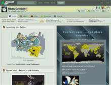 Tablet Screenshot of niban-destikim.deviantart.com