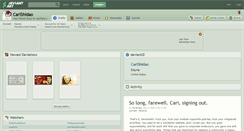 Desktop Screenshot of carishidao.deviantart.com