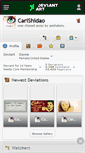 Mobile Screenshot of carishidao.deviantart.com