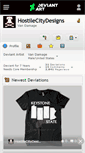 Mobile Screenshot of hostilecitydesigns.deviantart.com