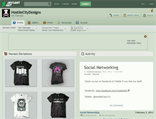 Tablet Screenshot of hostilecitydesigns.deviantart.com