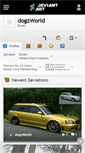 Mobile Screenshot of dogzworld.deviantart.com