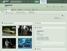 Tablet Screenshot of dogzworld.deviantart.com