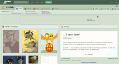 Desktop Screenshot of eyestab.deviantart.com