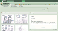 Desktop Screenshot of harmonypond.deviantart.com