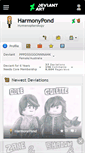 Mobile Screenshot of harmonypond.deviantart.com