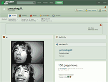Tablet Screenshot of pompelogpilt.deviantart.com