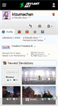 Mobile Screenshot of kizumachan.deviantart.com