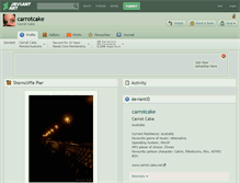 Tablet Screenshot of carrotcake.deviantart.com