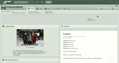 Desktop Screenshot of emilelancebarker.deviantart.com