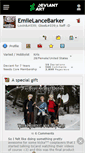 Mobile Screenshot of emilelancebarker.deviantart.com
