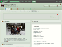 Tablet Screenshot of emilelancebarker.deviantart.com