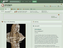 Tablet Screenshot of jonny6guns.deviantart.com