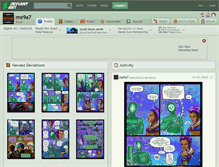 Tablet Screenshot of me9a7.deviantart.com