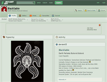 Tablet Screenshot of blacksable.deviantart.com