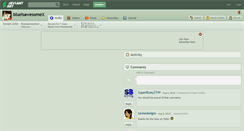 Desktop Screenshot of blueisawesomex.deviantart.com
