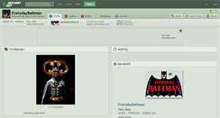 Desktop Screenshot of everydaybattman.deviantart.com