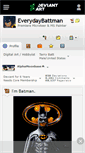 Mobile Screenshot of everydaybattman.deviantart.com