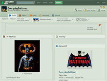 Tablet Screenshot of everydaybattman.deviantart.com