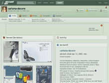 Tablet Screenshot of carisma-decore.deviantart.com