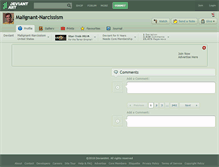 Tablet Screenshot of malignant-narcissism.deviantart.com