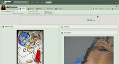Desktop Screenshot of darkjenova.deviantart.com