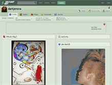 Tablet Screenshot of darkjenova.deviantart.com