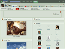 Tablet Screenshot of kay-wan.deviantart.com