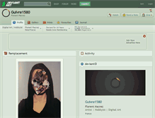 Tablet Screenshot of guivre1580.deviantart.com