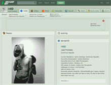 Tablet Screenshot of i-kid.deviantart.com