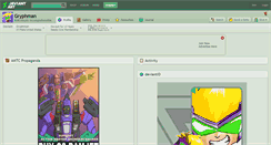 Desktop Screenshot of gryphman.deviantart.com