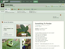 Tablet Screenshot of hobbit-babe.deviantart.com