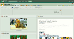 Desktop Screenshot of matttrainer11.deviantart.com