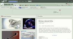 Desktop Screenshot of dragonrider-nd6.deviantart.com