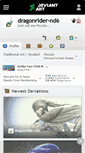 Mobile Screenshot of dragonrider-nd6.deviantart.com