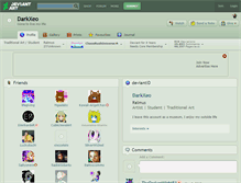 Tablet Screenshot of darkxeo.deviantart.com