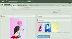 Desktop Screenshot of dead-work.deviantart.com