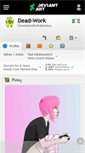 Mobile Screenshot of dead-work.deviantart.com
