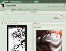 Tablet Screenshot of first-corinthians.deviantart.com