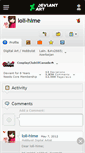 Mobile Screenshot of loli-hime.deviantart.com