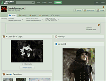 Tablet Screenshot of daniellemasucci.deviantart.com