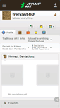 Mobile Screenshot of freckled-fish.deviantart.com