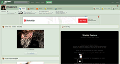 Desktop Screenshot of 89-raw-89.deviantart.com