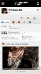 Mobile Screenshot of 89-raw-89.deviantart.com
