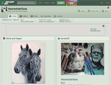 Tablet Screenshot of heavenhairsixes.deviantart.com