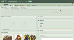 Desktop Screenshot of lpkings.deviantart.com