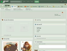 Tablet Screenshot of lpkings.deviantart.com