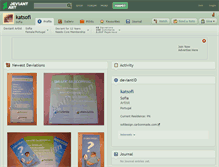 Tablet Screenshot of katsofi.deviantart.com