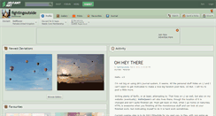 Desktop Screenshot of fightingoutside.deviantart.com